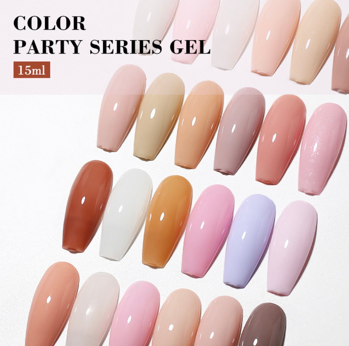 Color Party Series Gel Nail Polish - set