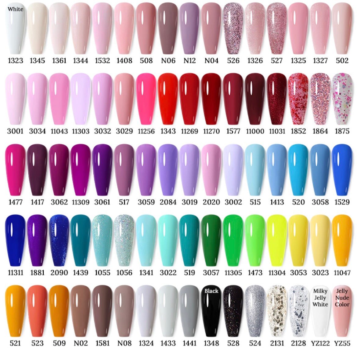 Color Party Series Gel Nail Polish - set