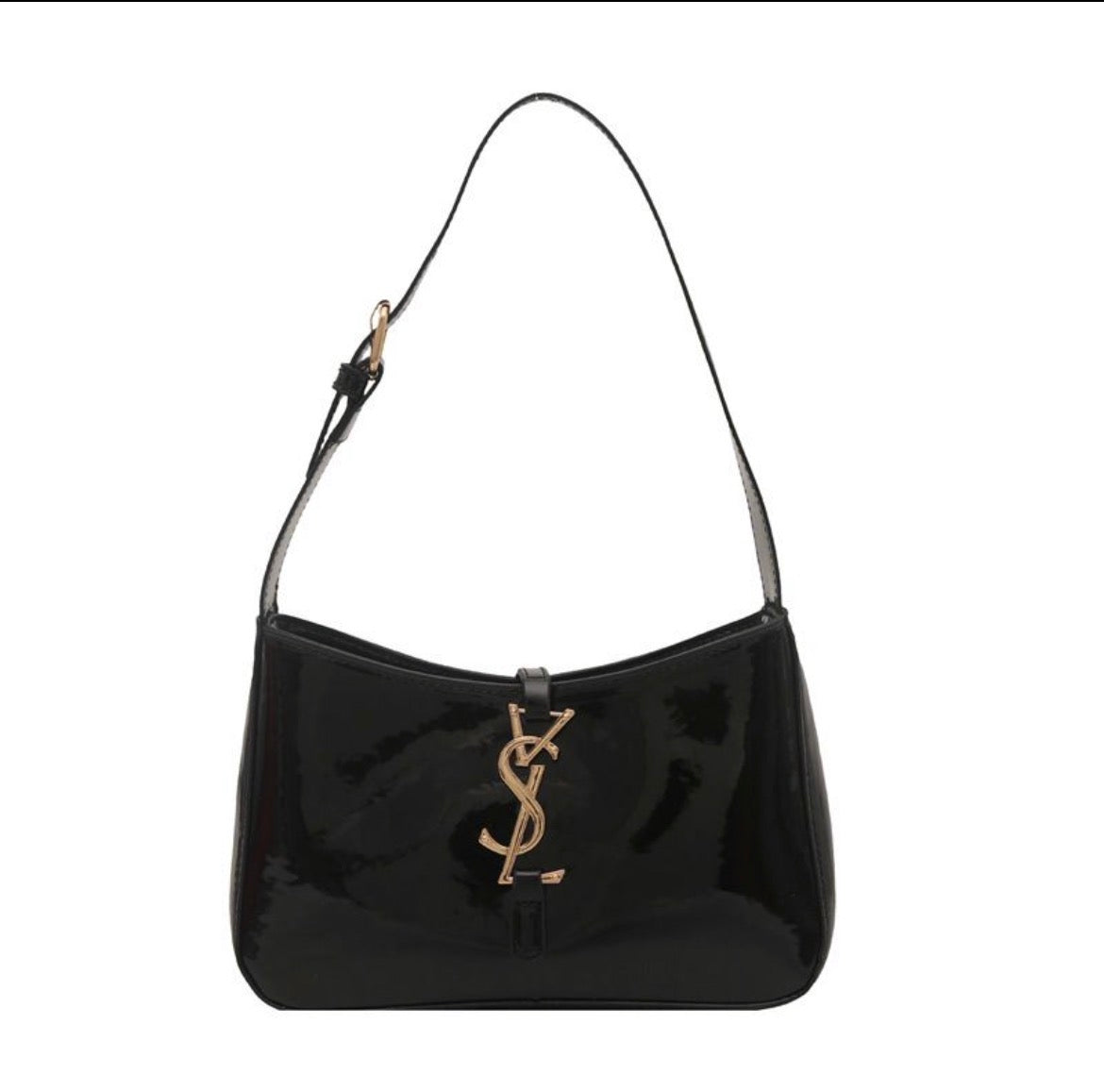 Saint Laurent Le 5 À 7 — Patent Leather Bag