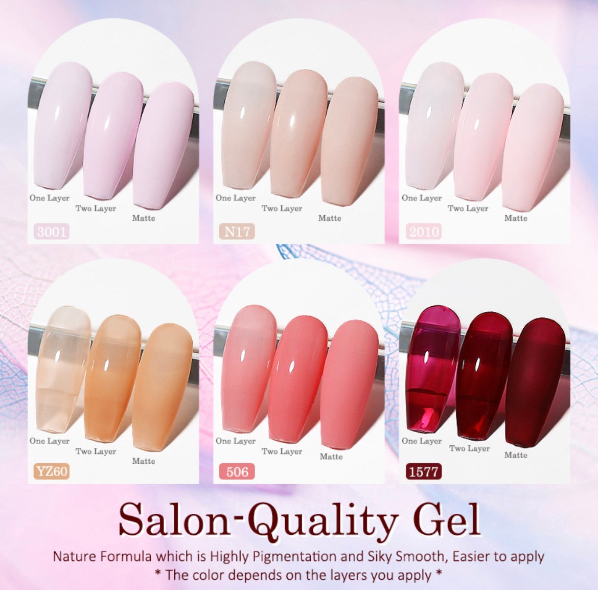 Color Party Series Gel Nail Polish - set