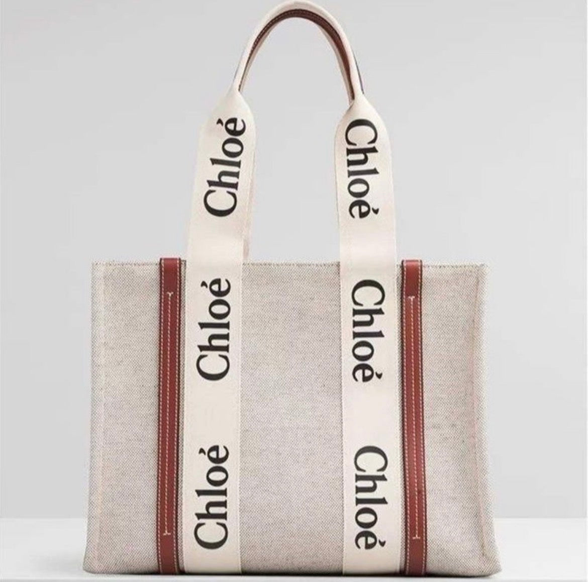 Chloe Woody Tote Bag